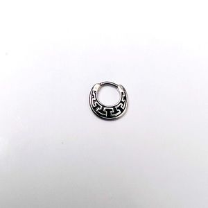 16g tribal septum clicker nose ring  hoop